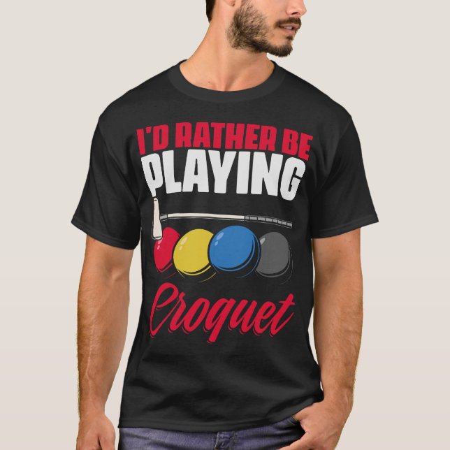 S2 Croquet (162) T-Shirt (Vorderseite)