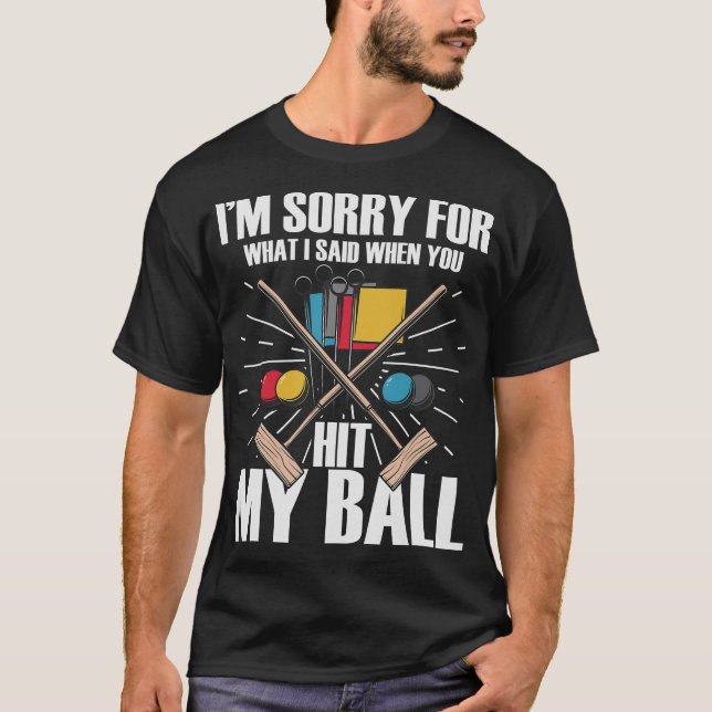 S2 Croquet (208) T-Shirt (Vorderseite)