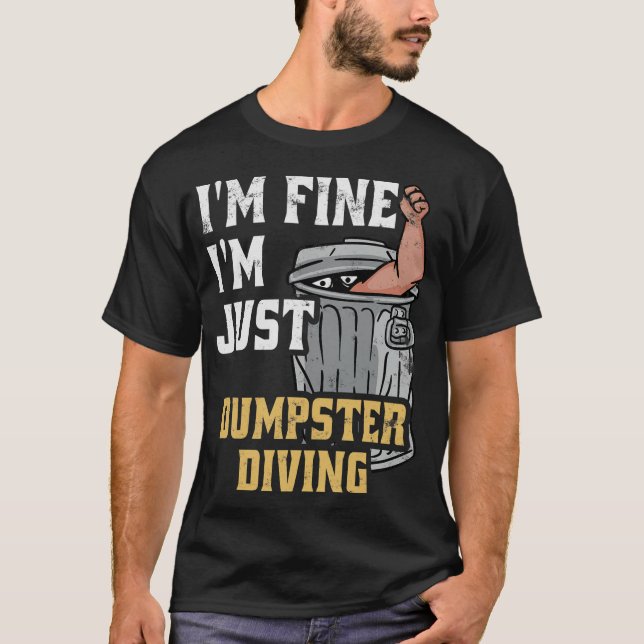 S2 Dumpster Diving (150) T-Shirt (Vorderseite)