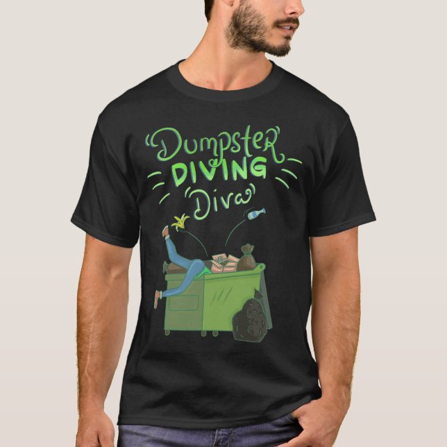 S2 Dumpster Diving (7) T-Shirt (Vorderseite)