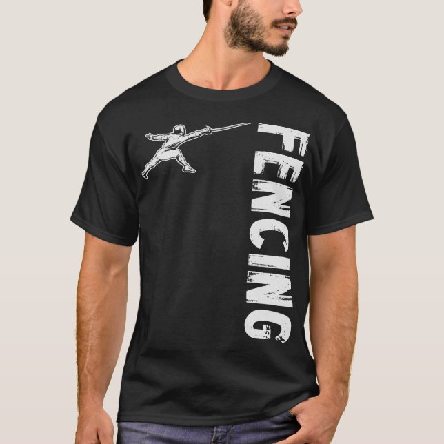 S2 Fencing Fencer (123) T-Shirt (Vorderseite)
