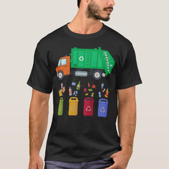 S2 Garbage Truck (4) T-Shirt (Vorderseite)