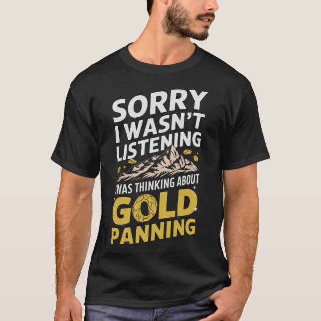 S2 Gold Panning Gold Panner (136) T-Shirt (Vorderseite)