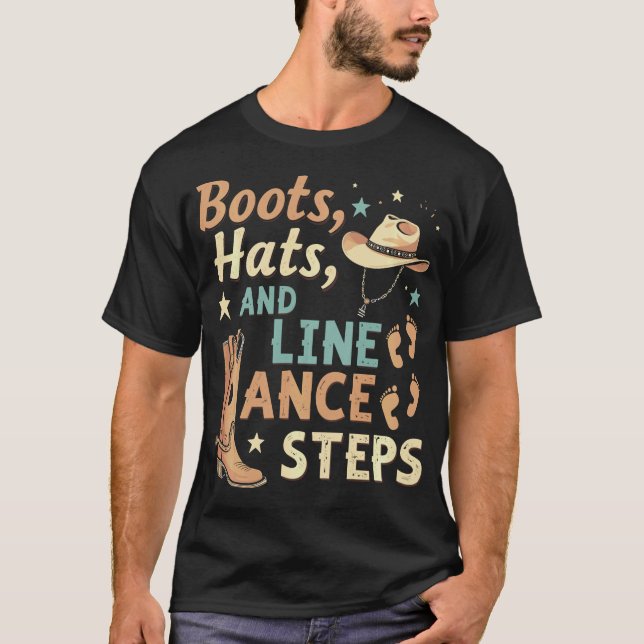 S2 Line Dancing Line Dance Line Dancer (116) T-Shirt (Vorderseite)