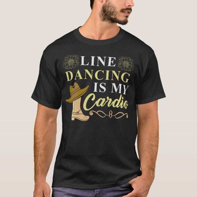 S2 Line Dancing Line Dance Line Dancer (122) T-Shirt (Vorderseite)