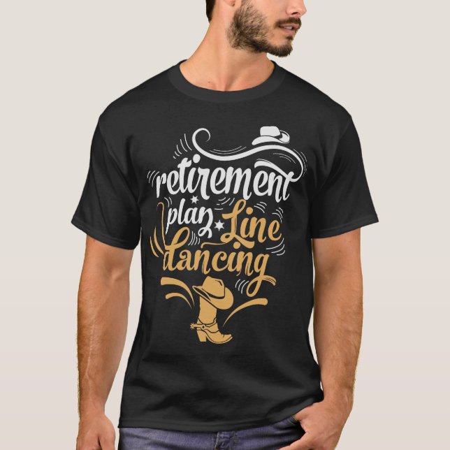 S2 Line Dancing Line Dance Line Dancer (12) T-Shirt (Vorderseite)