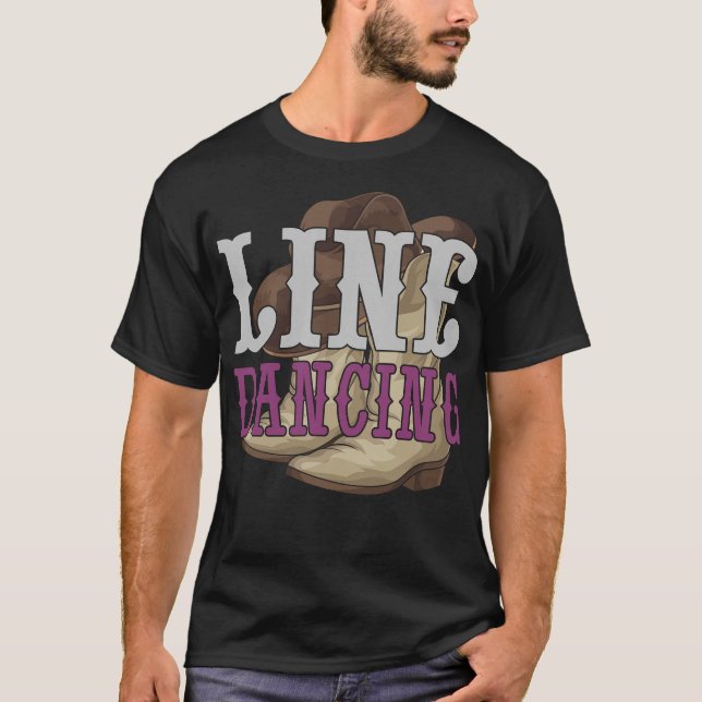 S2 Line Dancing Line Dance Line Dancer (132) T-Shirt (Vorderseite)
