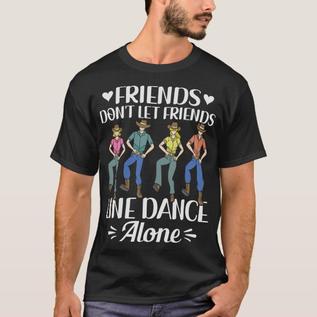 S2 Line Dancing Line Dance Line Dancer (144) T-Shirt (Vorderseite)