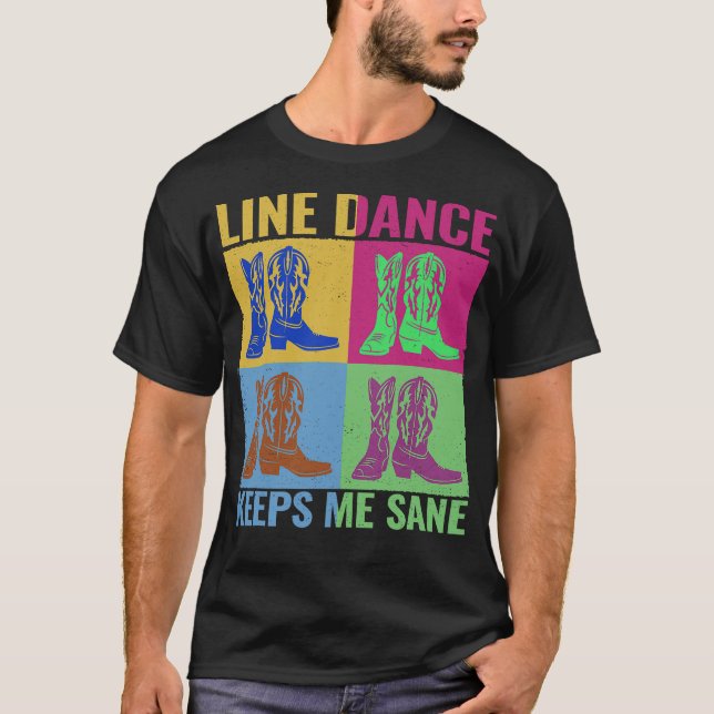S2 Line Dancing Line Dance Line Dancer (33) T-Shirt (Vorderseite)