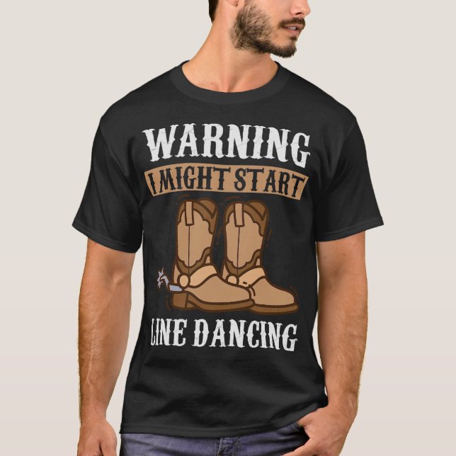 S2 Line Dancing Line Dance Line Dancer (41) T-Shirt (Vorderseite)