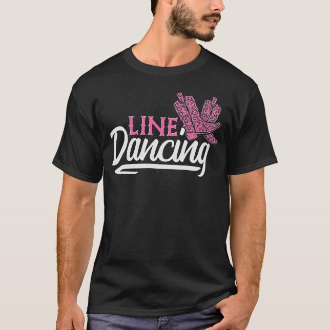 S2 Line Dancing Line Dance Line Dancer (48) T-Shirt (Vorderseite)