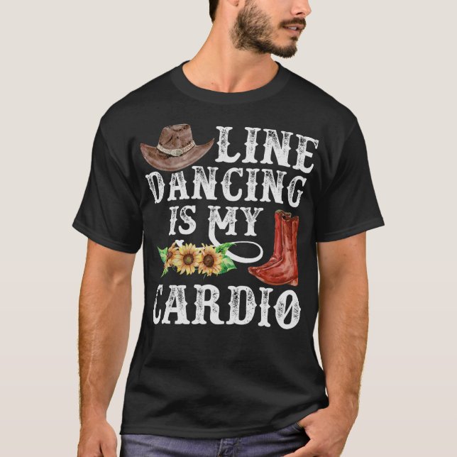 S2 Line Dancing Line Dance Line Dancer (55) T-Shirt (Vorderseite)