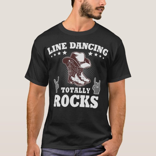S2 Line Dancing Line Dance Line Dancer (58) T-Shirt (Vorderseite)
