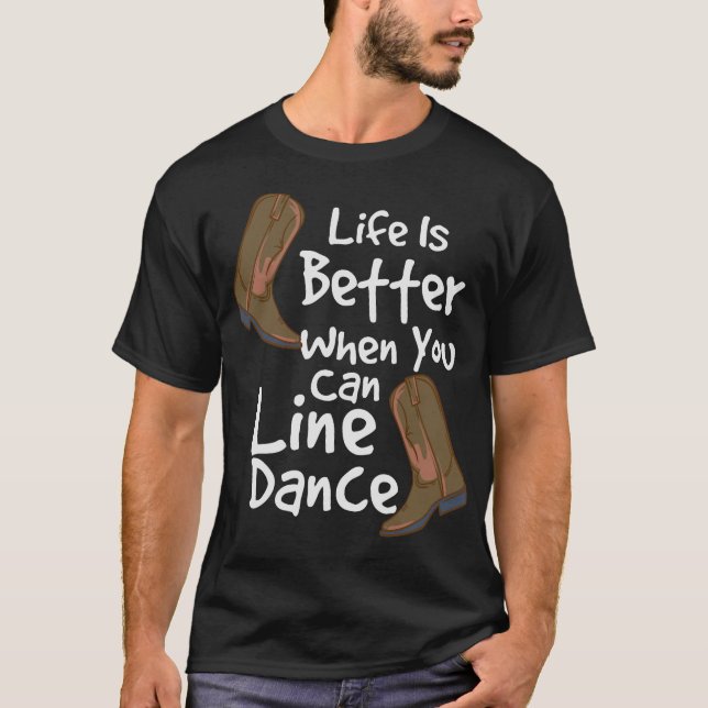 S2 Line Dancing Line Dance Line Dancer (59) T-Shirt (Vorderseite)