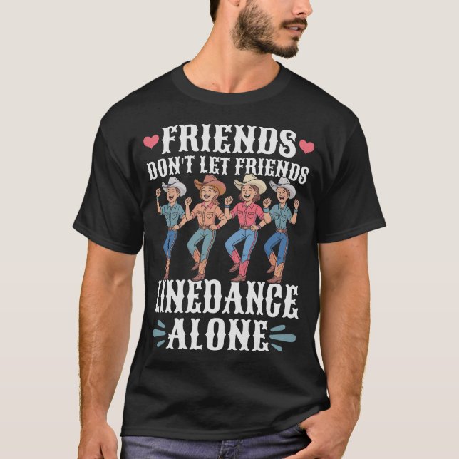 S2 Line Dancing Line Dance Line Dancer (69) T-Shirt (Vorderseite)