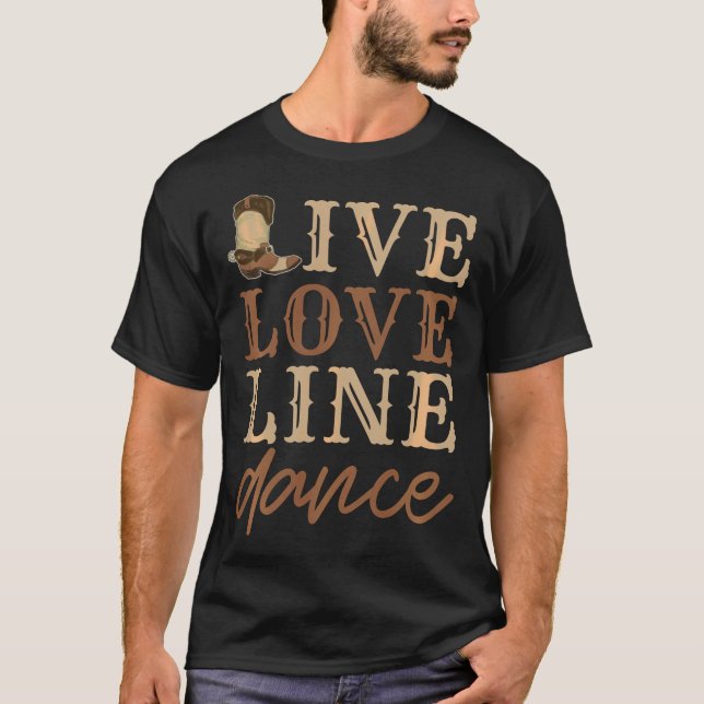 S2 Line Dancing Line Dance Line Dancer (83) T-Shirt (Vorderseite)