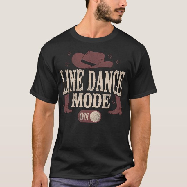 S2 Line Dancing Line Dance Line Dancer (94) T-Shirt (Vorderseite)