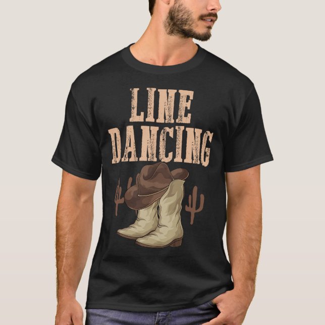 S2 Line Dancing Line Dance Line Dancer (98) T-Shirt (Vorderseite)