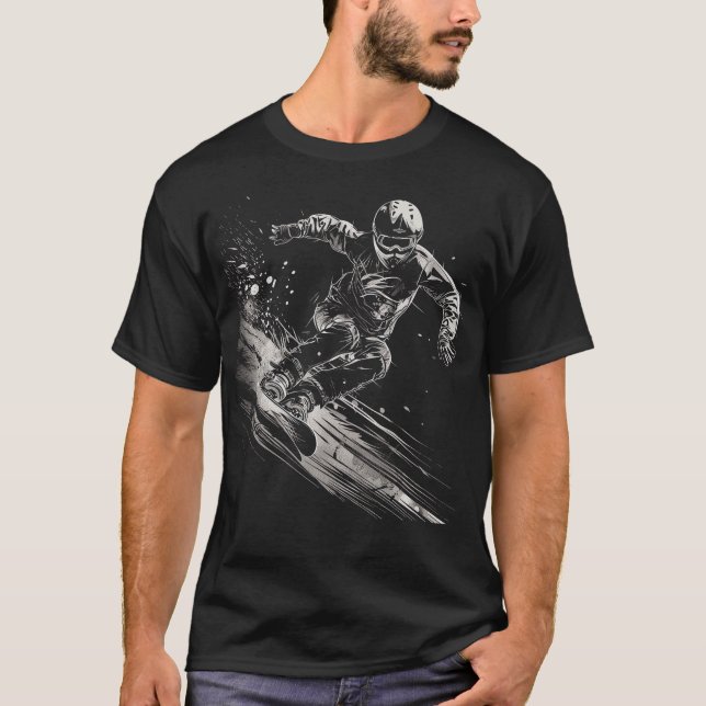 S2 Longboarding Longboard Longboarder (141) T-Shirt (Vorderseite)