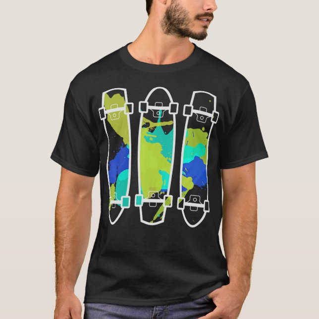 S2 Longboarding Longboard Longboarder (85) T-Shirt (Vorderseite)