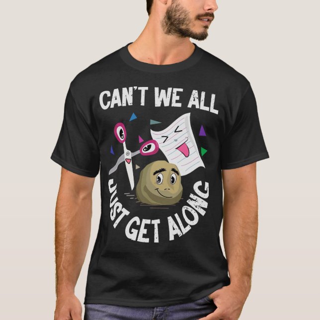 S2 Schere Stein Papier (13) T-Shirt (Vorderseite)