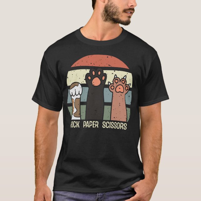 S2 Schere Stein Papier (23) T-Shirt (Vorderseite)