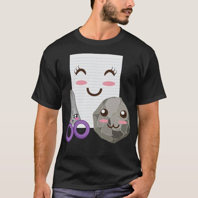 S2 Schere Stein Papier (31) T-Shirt (Vorderseite)