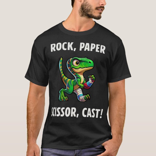 S2 Schere Stein Papier (32) T-Shirt (Vorderseite)