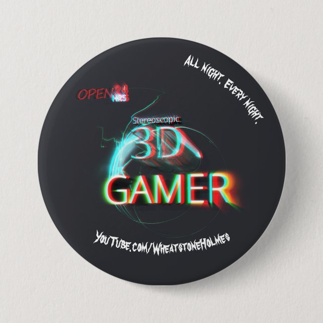 S3D Gamer Button (Vorderseite)