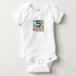 S auf meiner Kasten-Baumwolle Onesy Baby Strampler