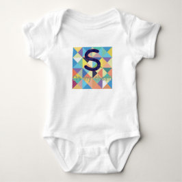 S auf meiner Kasten-Baumwolle Onesy Baby Strampler