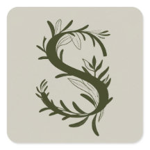 S Botanische Monogramm