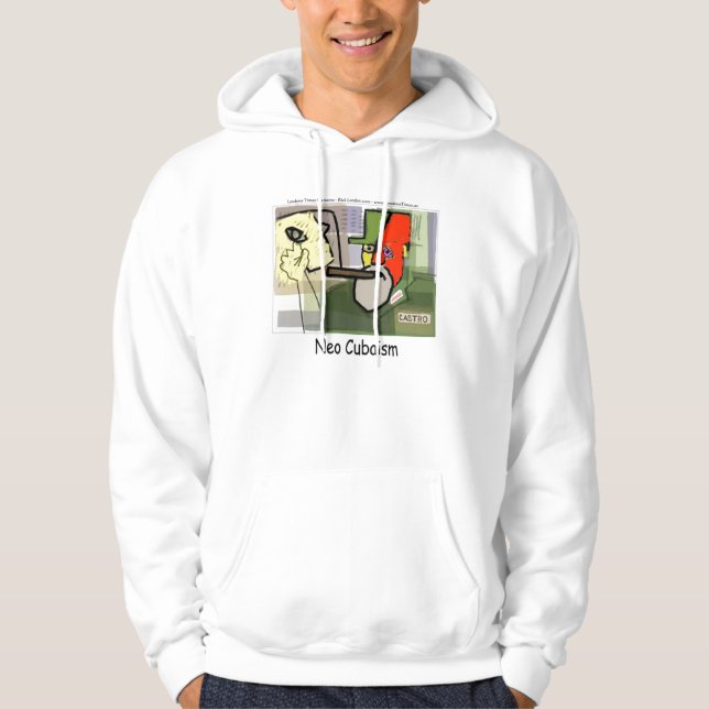 s Castro (NeoCubaismus) Funny Hoodie von Rick (Vorderseite)