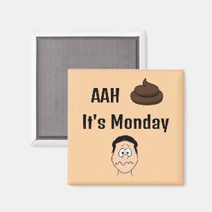 S&%# C'est lundi Magnet
