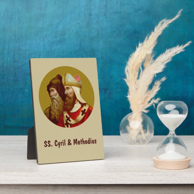 S. Cyril & Methodius (M 001) 5"x7" Vertikal Fotoplatte (Seite)