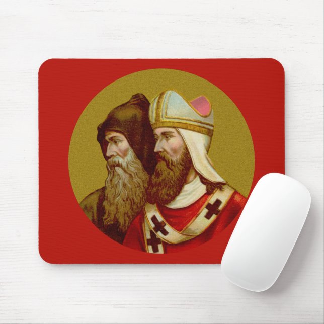 S. Cyril & Methodius (M 001) Horizontal Mousepad (Mit Mouse)