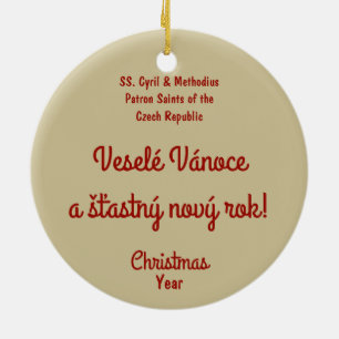 S. Cyril & Methodius (M 001) Keramik Ornament