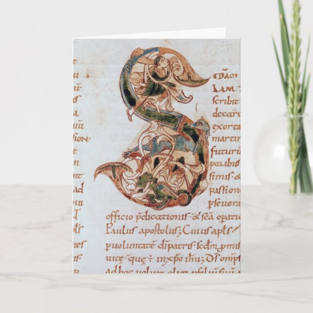 S d'initiale de Historiated ' (Devant)