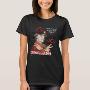 S-Dunkelheit Shirts Mozart "MO-z" europäischer