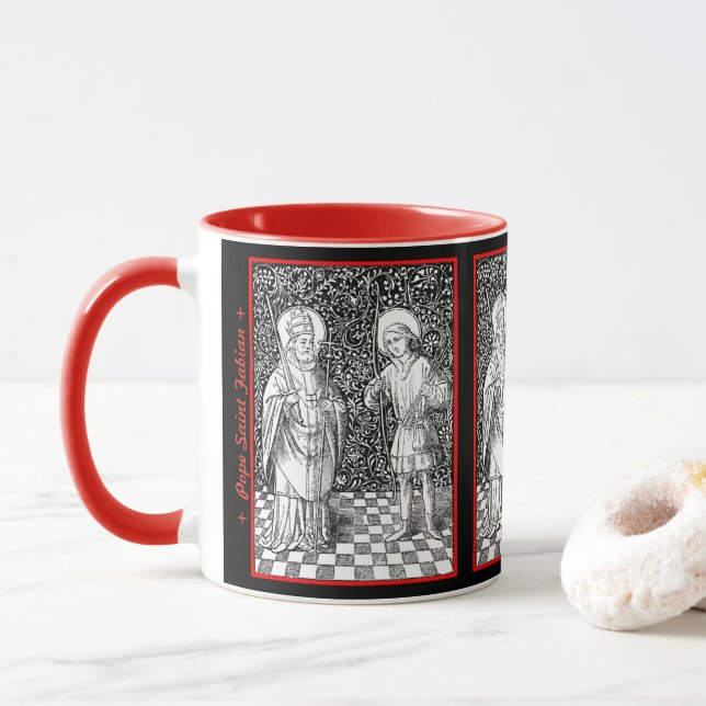 S. Fabian & Sebastian (BG 01) Tasse (Mit Donut)