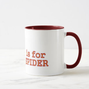S für Spinnen-Tasse Tasse