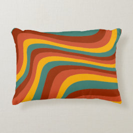S Groovy Wavy 70er Pattern Dekokissen