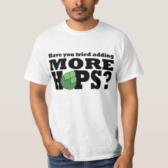 S. hält Hops? T-Shirt (Vorderseite)