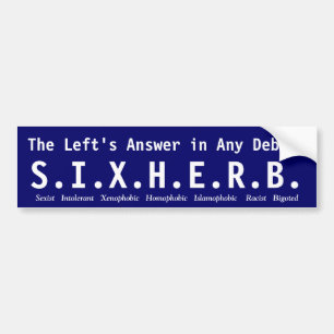 S.I.X.H.I.R.B. Autoaufkleber
