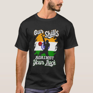 S Indien Cricket-Team Indische Test-Match-Trikot T-Shirt