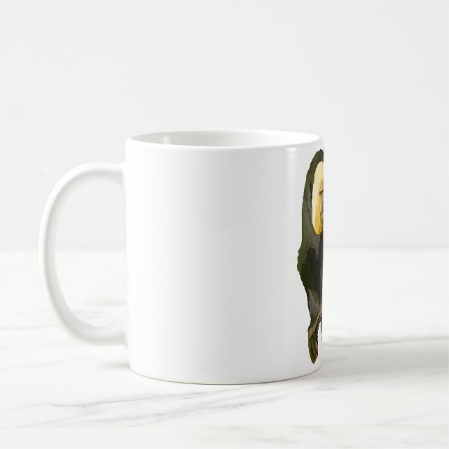 S ist für Saki Monkey Kaffeetasse (Links)