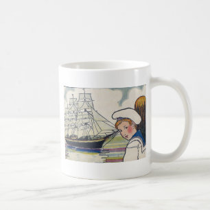 S ist für Schiff Kaffeetasse