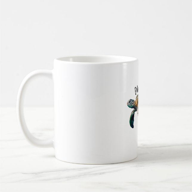 S ist für Sea Turtle Kaffeetasse (Links)