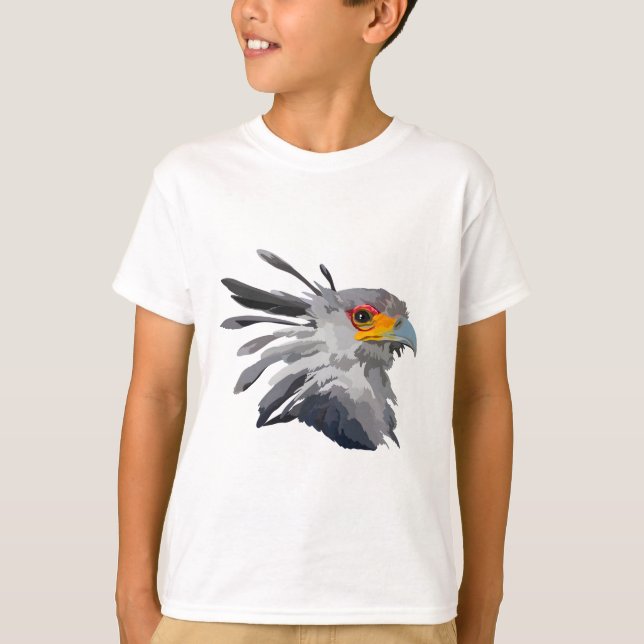 S ist für Secretary Bird zuständig T-Shirt (Vorderseite)
