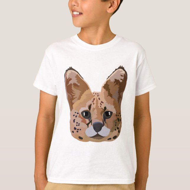S ist für Serval T-Shirt (Vorderseite)